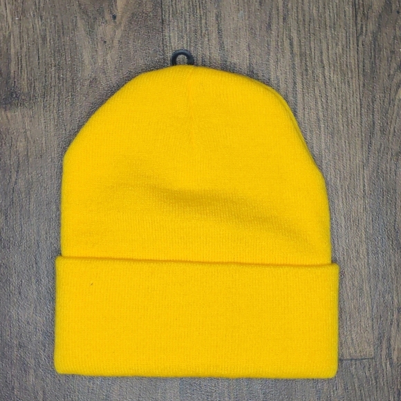 Accessories - Plain Yellow beanie hat